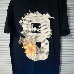Black Graphic Short Sleeve Tee